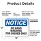 Signmission Safety Culture Sign, 18 in Width, Plastic, Rectangle OS-2PACK-NS-P-1218-L-14643 - alternate 7